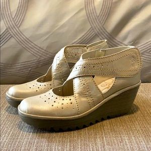 Fly London Velcro Wedge, Like new!